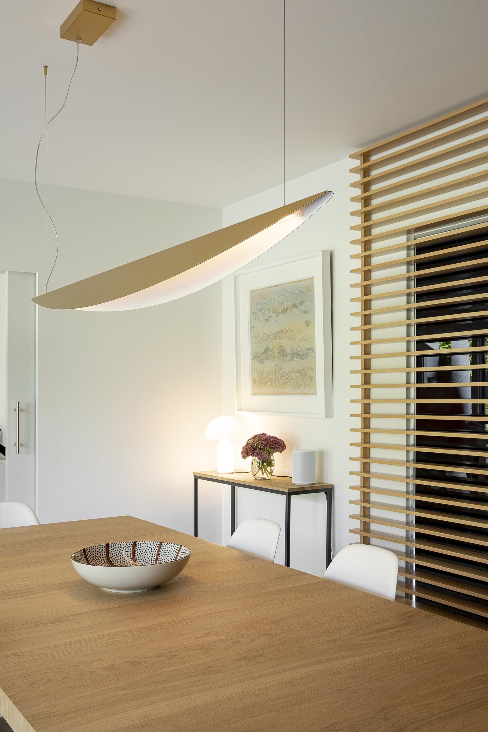 salle a manger contemporaine suspension moderne