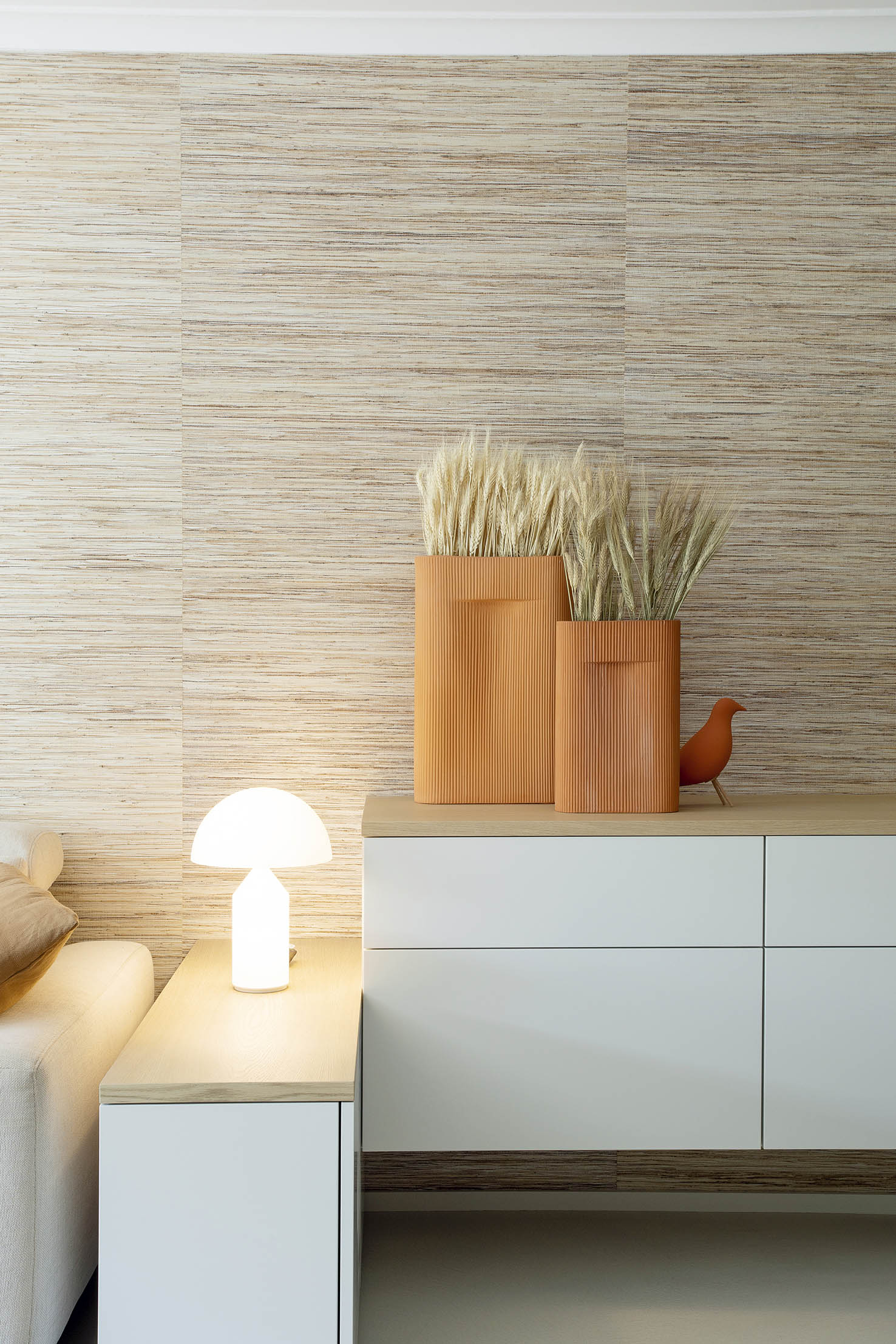 meuble deco sur mesure papier peint