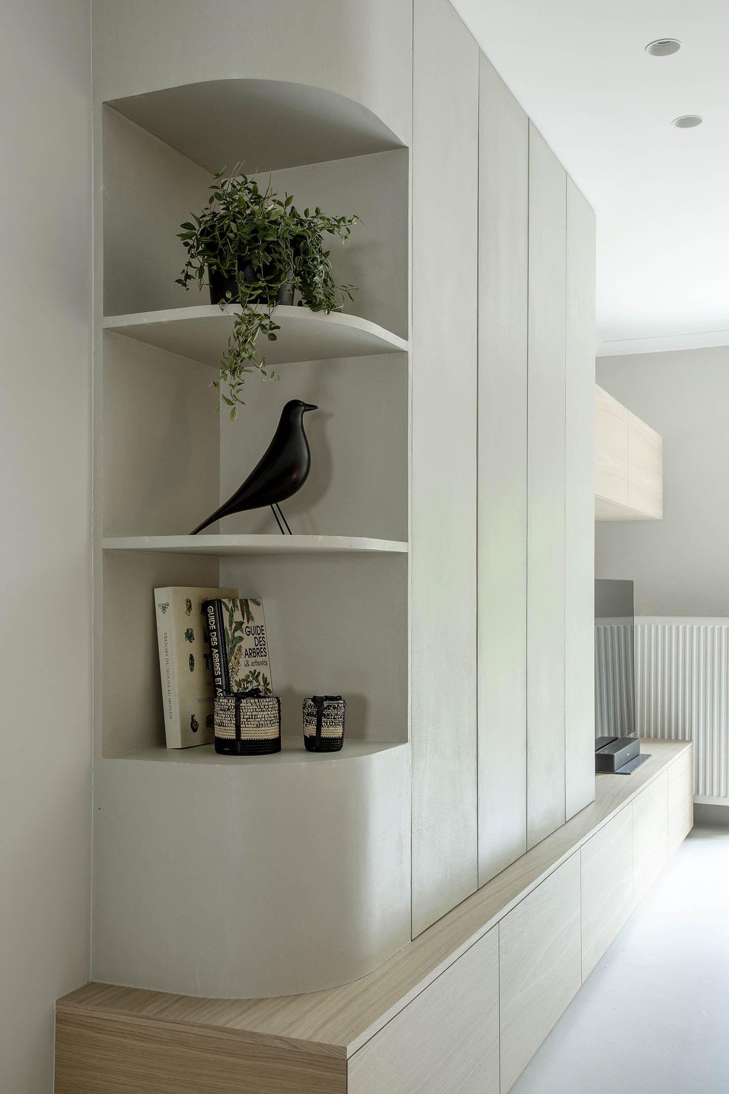 meuble sur mesure arrondi deco